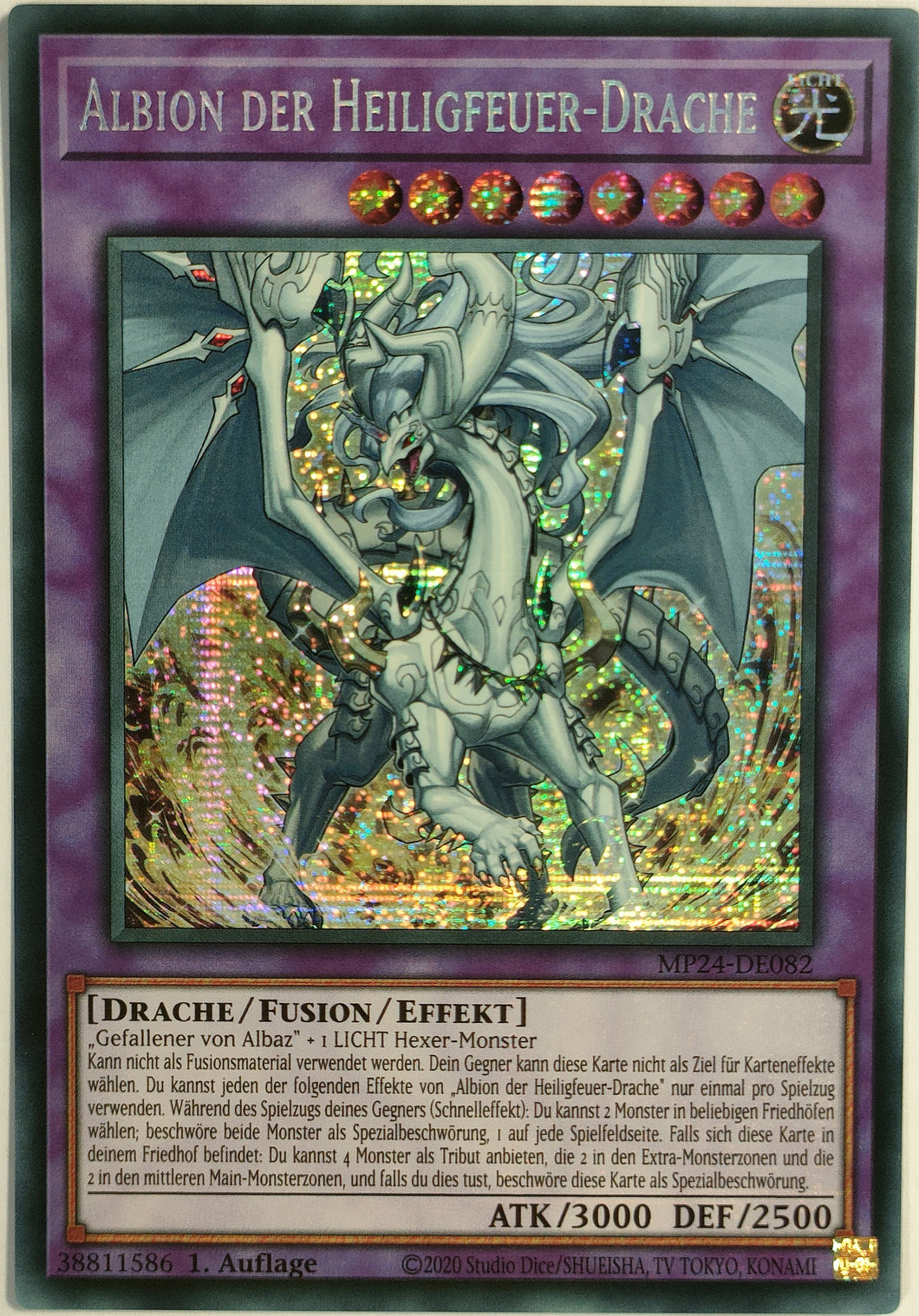 Albion der Heiligfeuer-Drache - Secret Rare