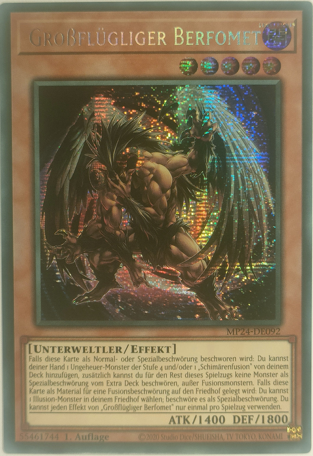 Grossflügliger Berfomet - Secret Rare