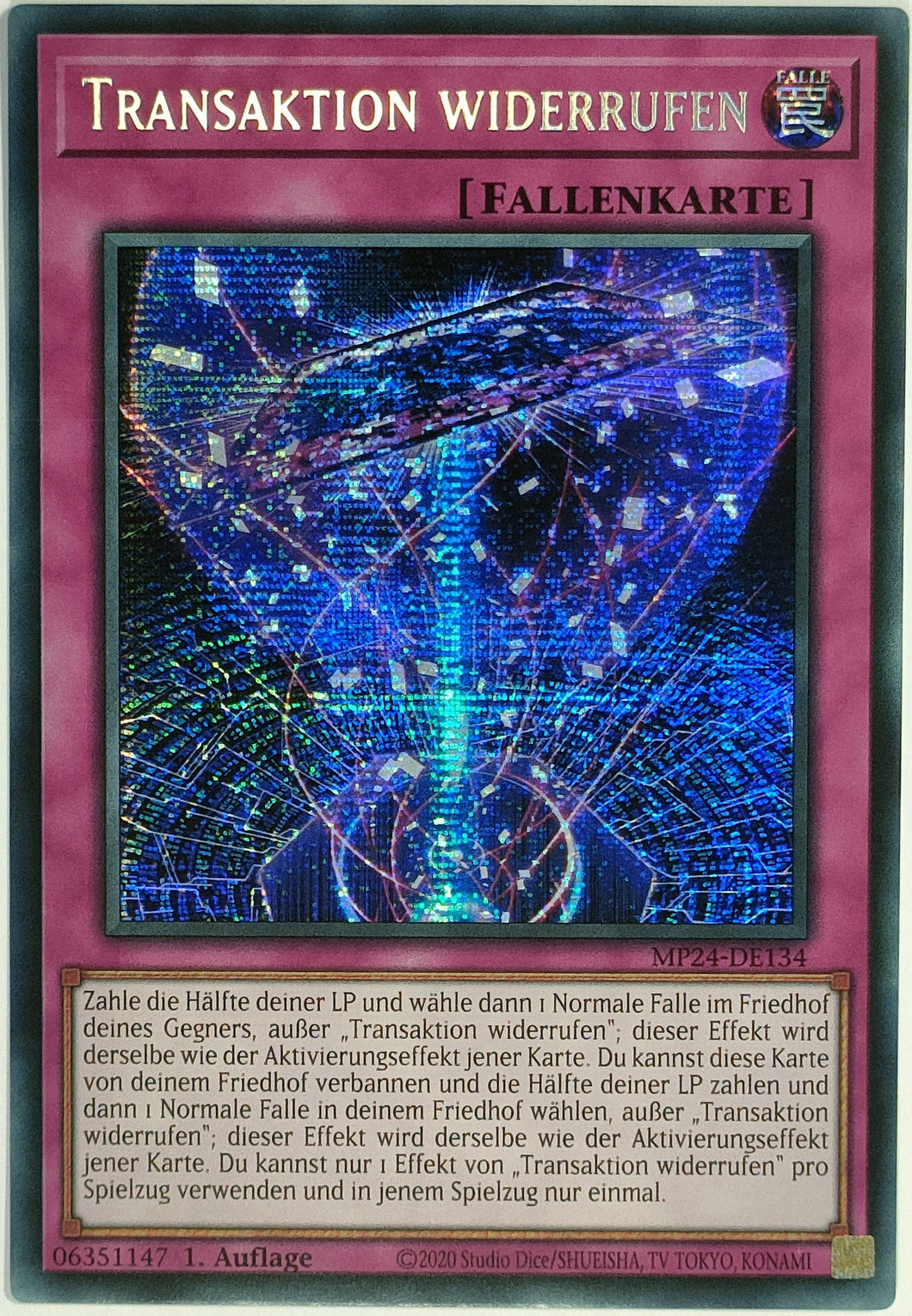 Transaktion widerrufen - Secret Rare