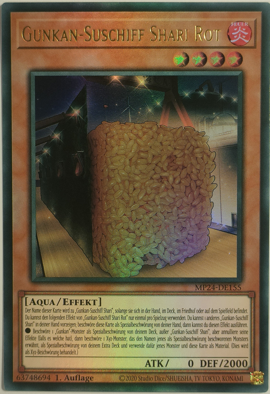Gunkan-Suschiff Shari Rot - Ultra Rare