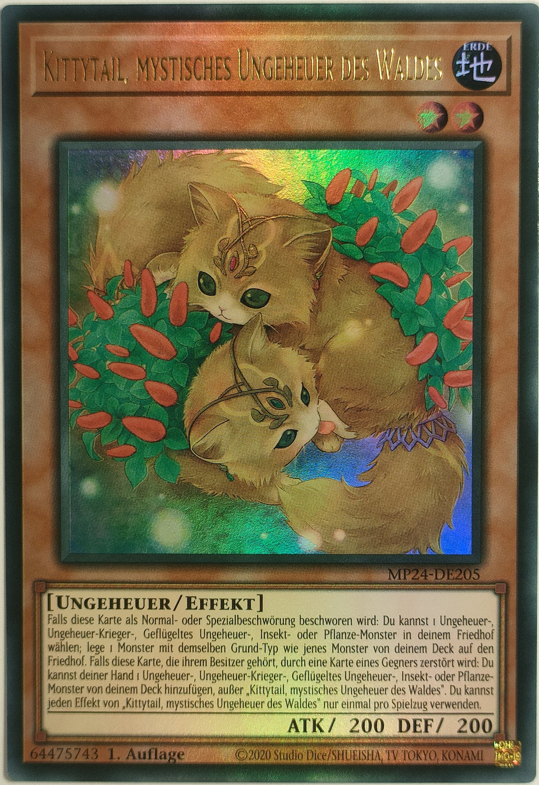 Kittytail, mystisches Ungeheuer des Waldes - Ultra Rare
