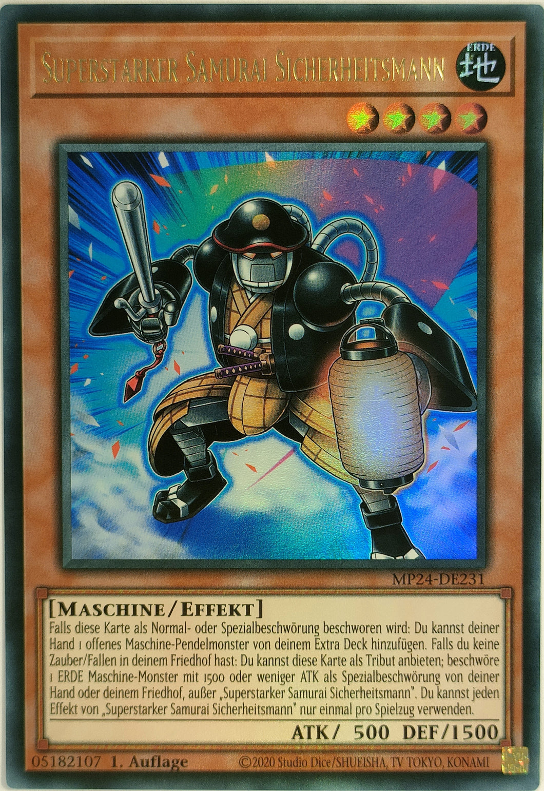 Superstarker Samurai Sicherheitsmann - Ultra Rare