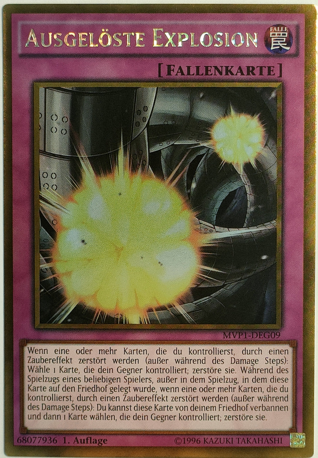 Ausgelöste Explosion - Gold Rare