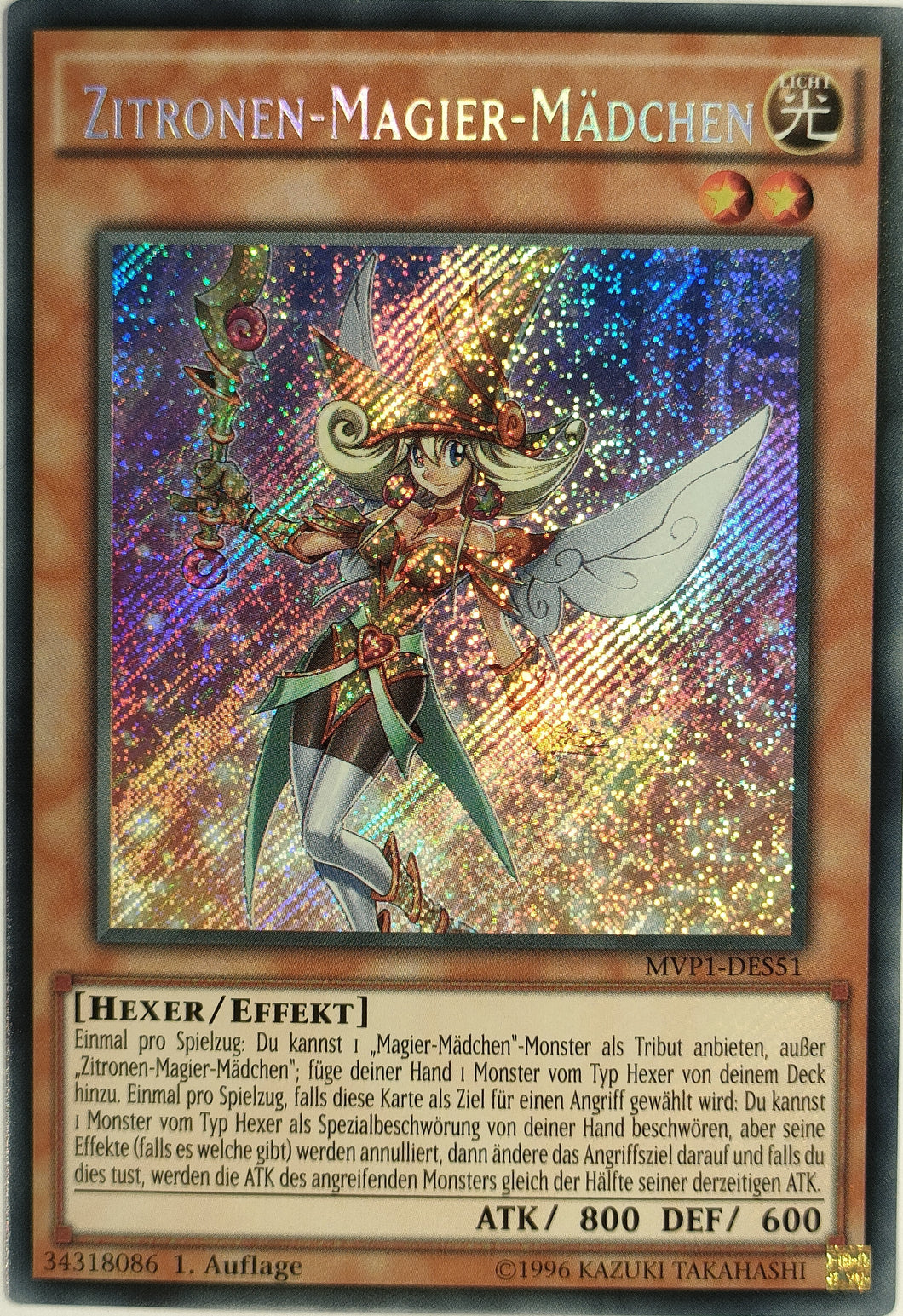 Zitronen-Magier-Mädchen - Secret Rare