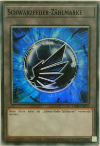 Schwarzfeder-Zählmarke - Super Rare