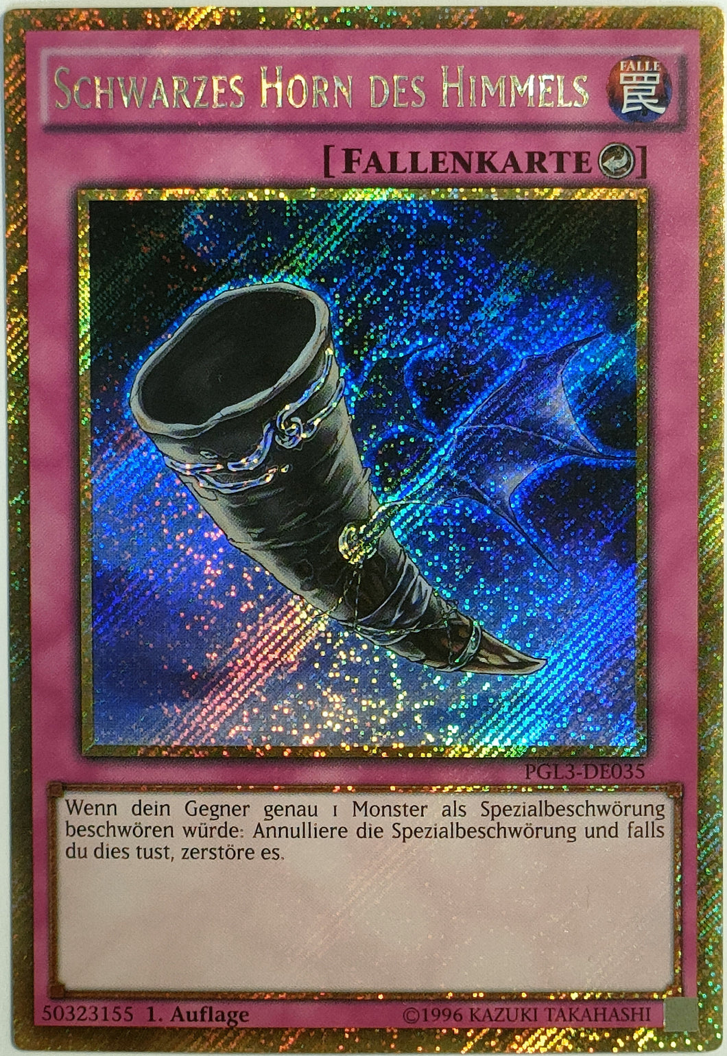 Schwarzes Horn des Himmels - Gold Secret Rare