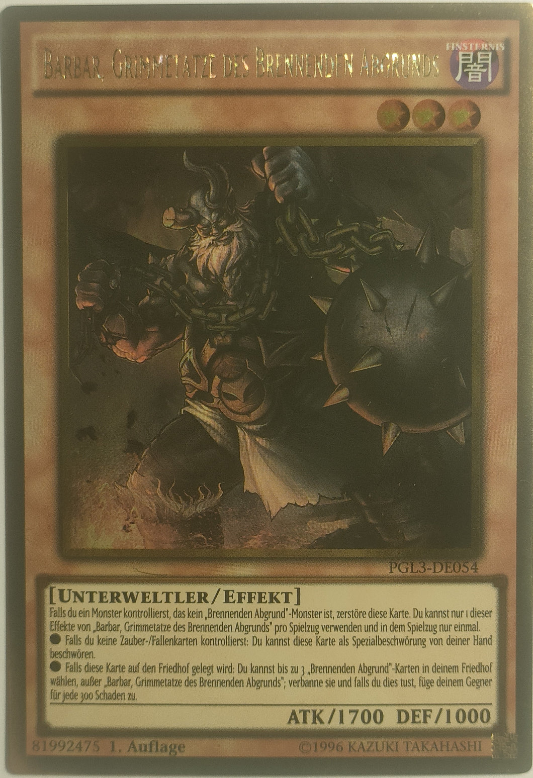 Barbar, Grimmetatze des brennenden Abgrunds - Gold Rare