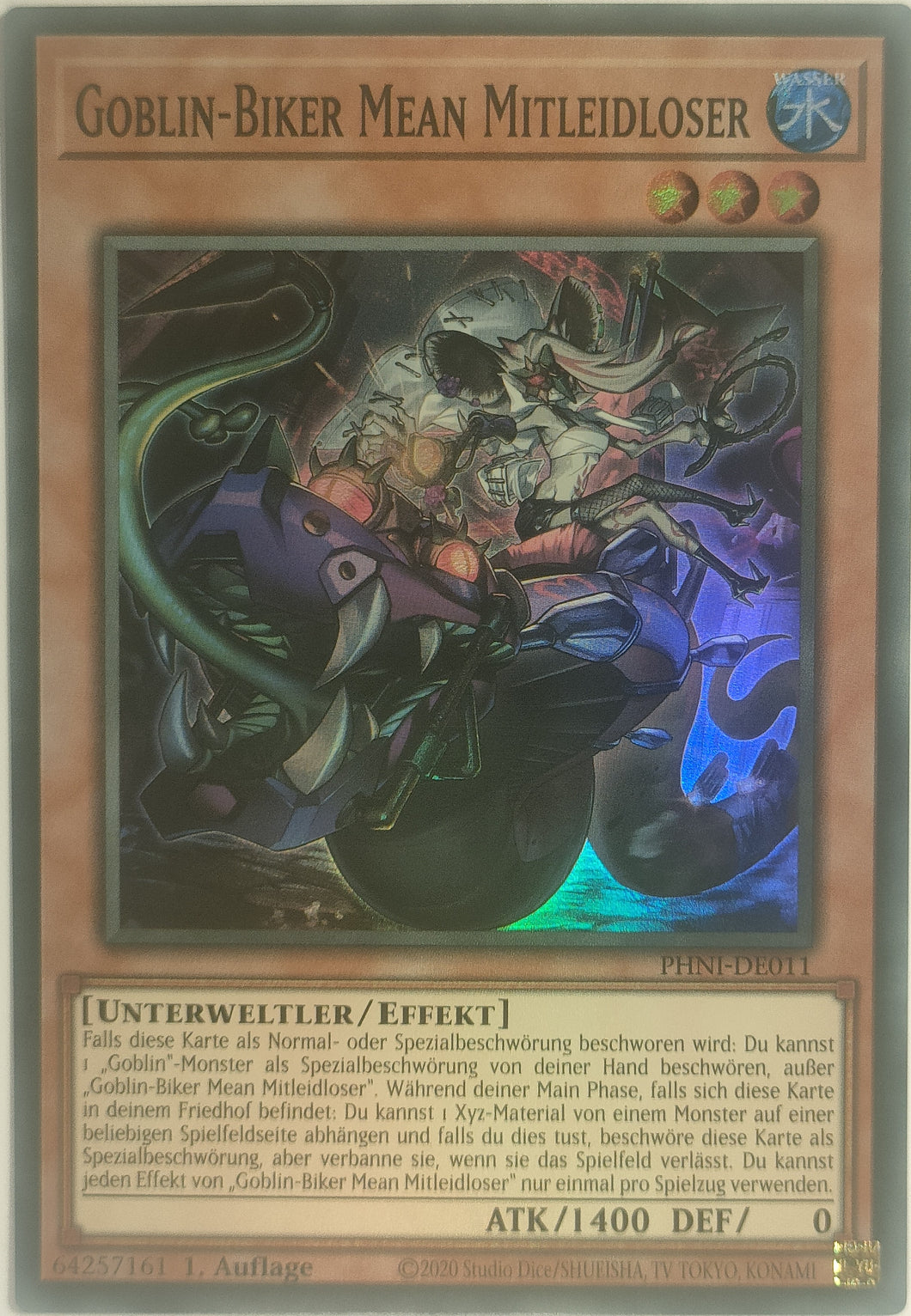 Goblin-Biker Mean Mitleidloser - Super Rare