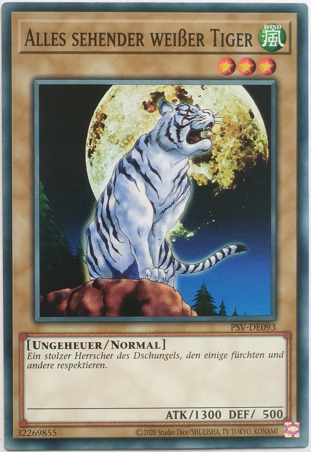 Alles sehender weisser Tiger - Common