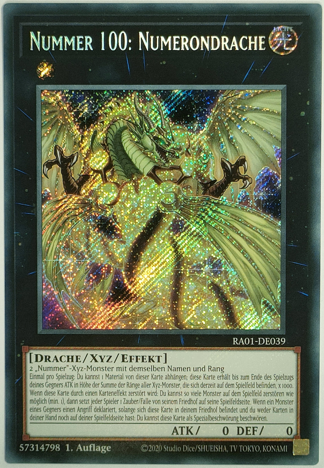 Nummer 100: Numerondrache - Secret Rare