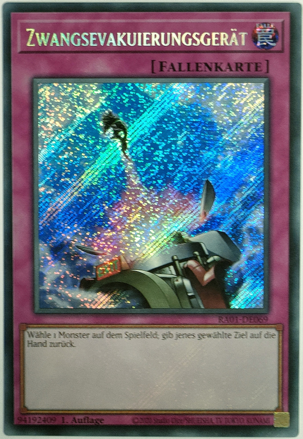 Zwangsevakuierungsgerät - Secret Rare