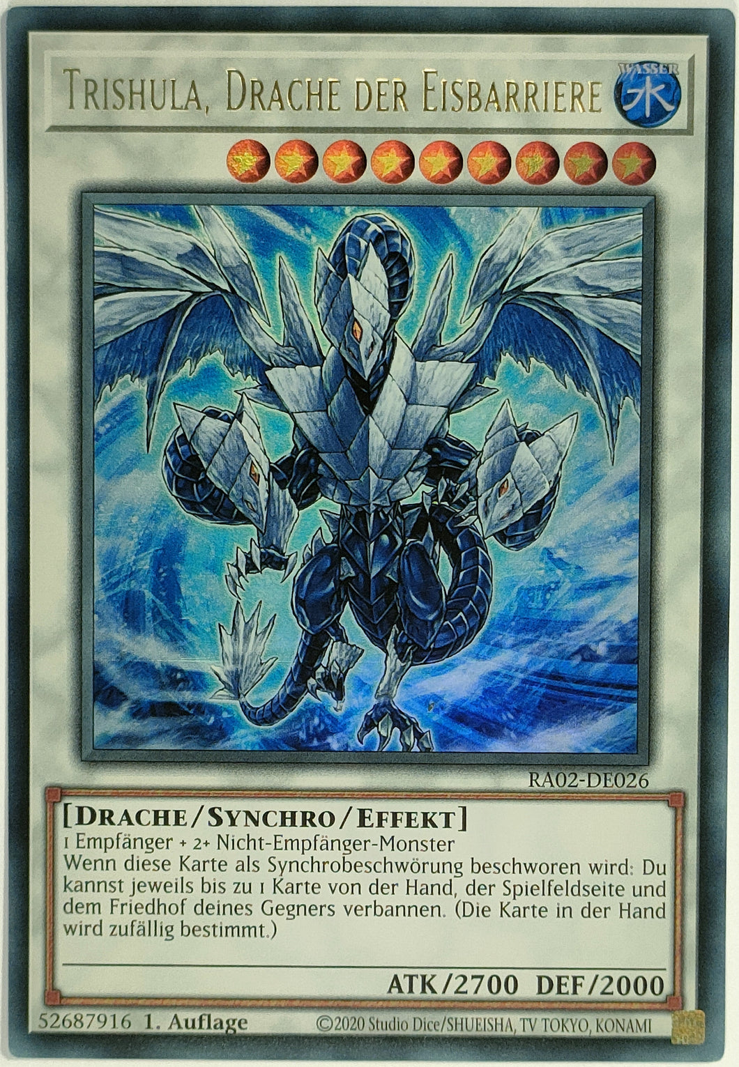 Trishula, Drache der Eisbarriere - Ultra Rare
