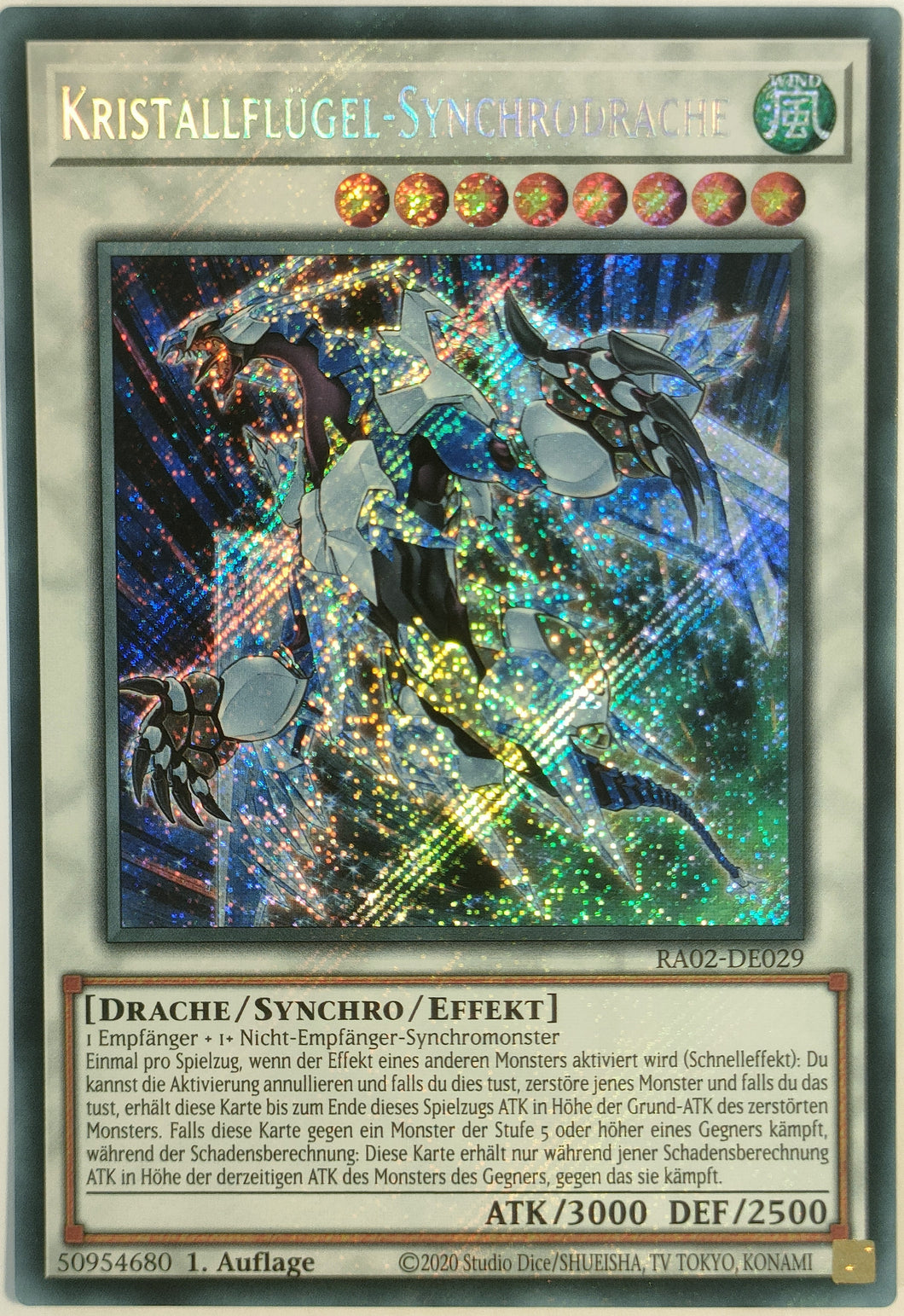 Kristallflügel - Synchrodrache - Secret Rare