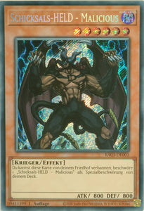 Schicksals-HELD - Malicious - Secret Rare