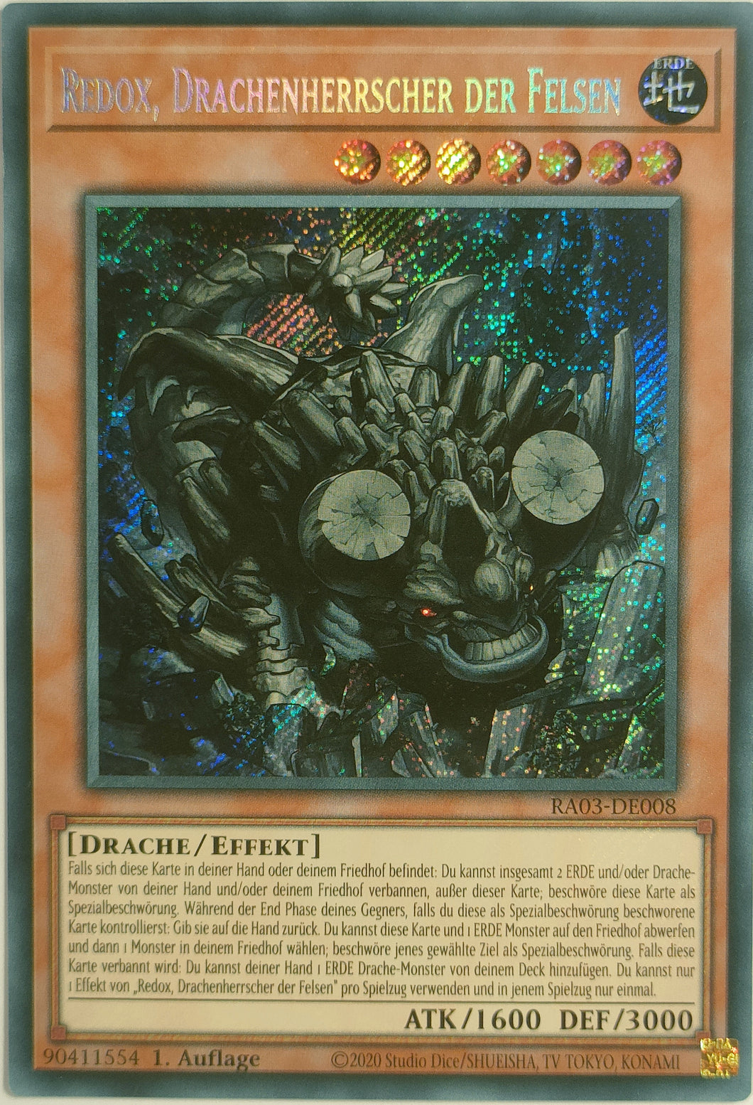 Redox, Drachenherrscher der Felsen - Secret Rare