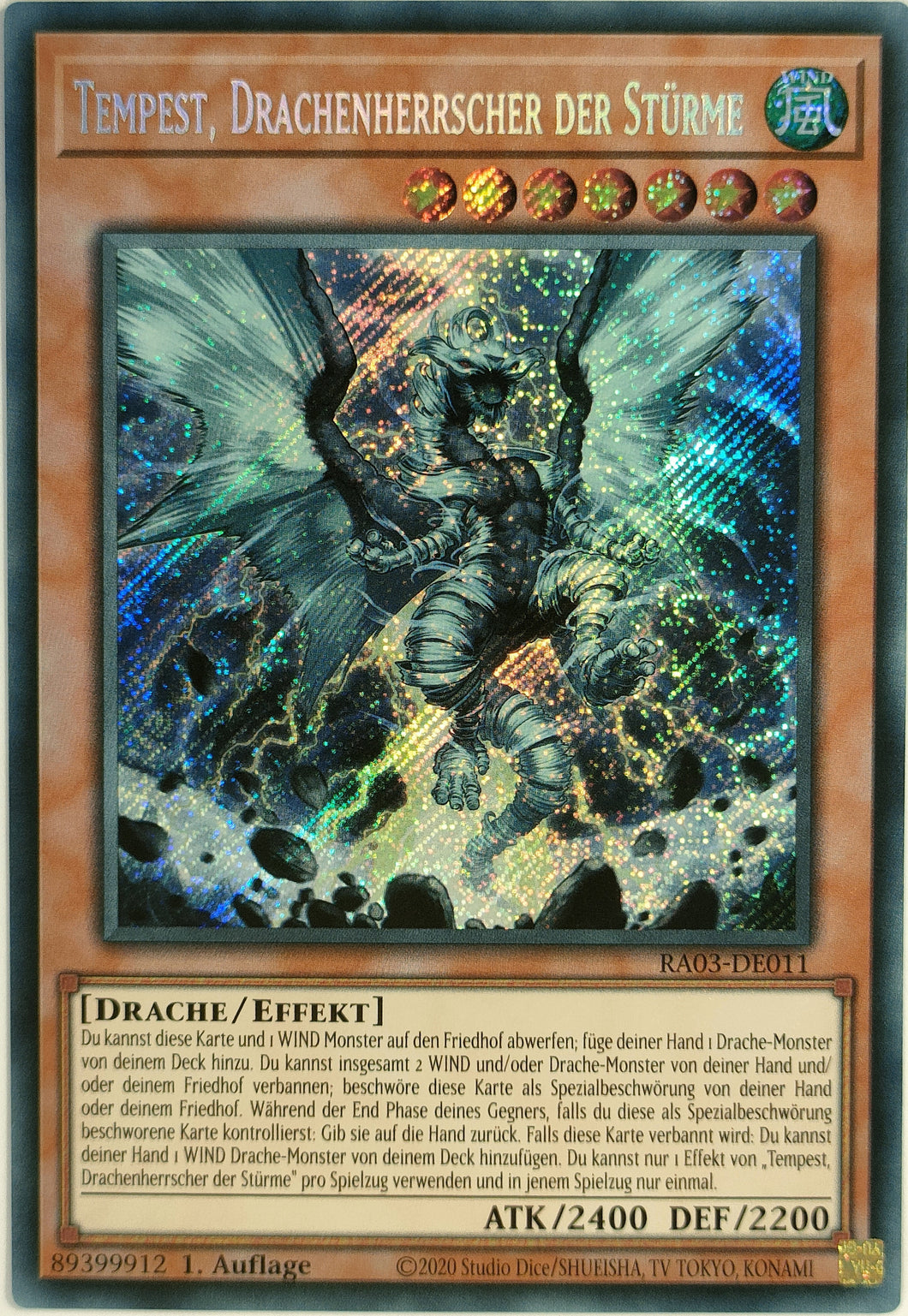 Tempest, Drachenherrscher der Stürme - Secret Rare