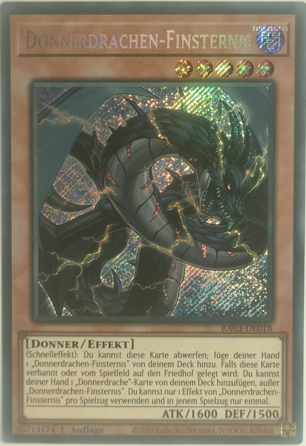 Donnerdrachen-Finsternis - Secret Rare