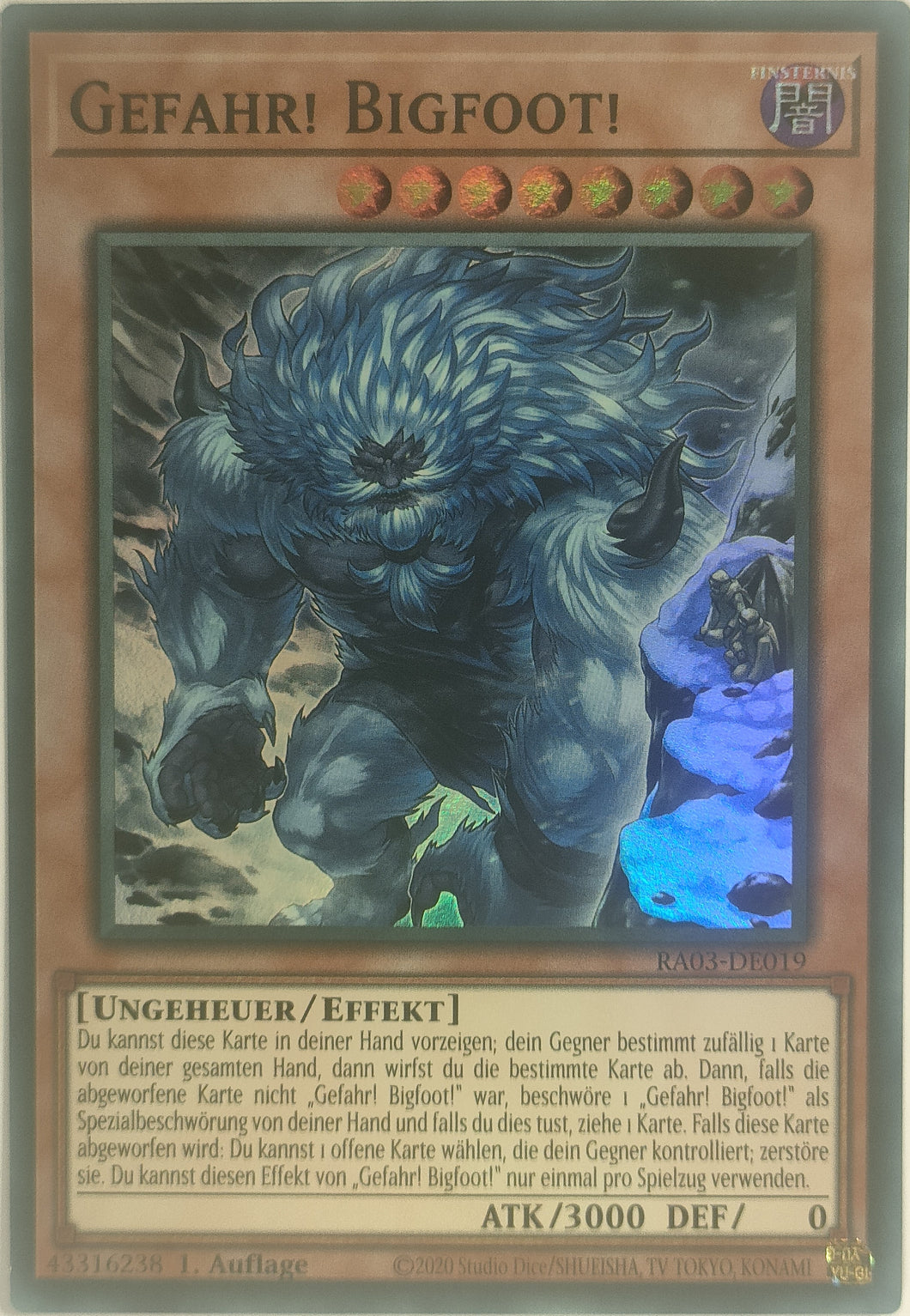 Gefahr! Bigfoot! - Super Rare