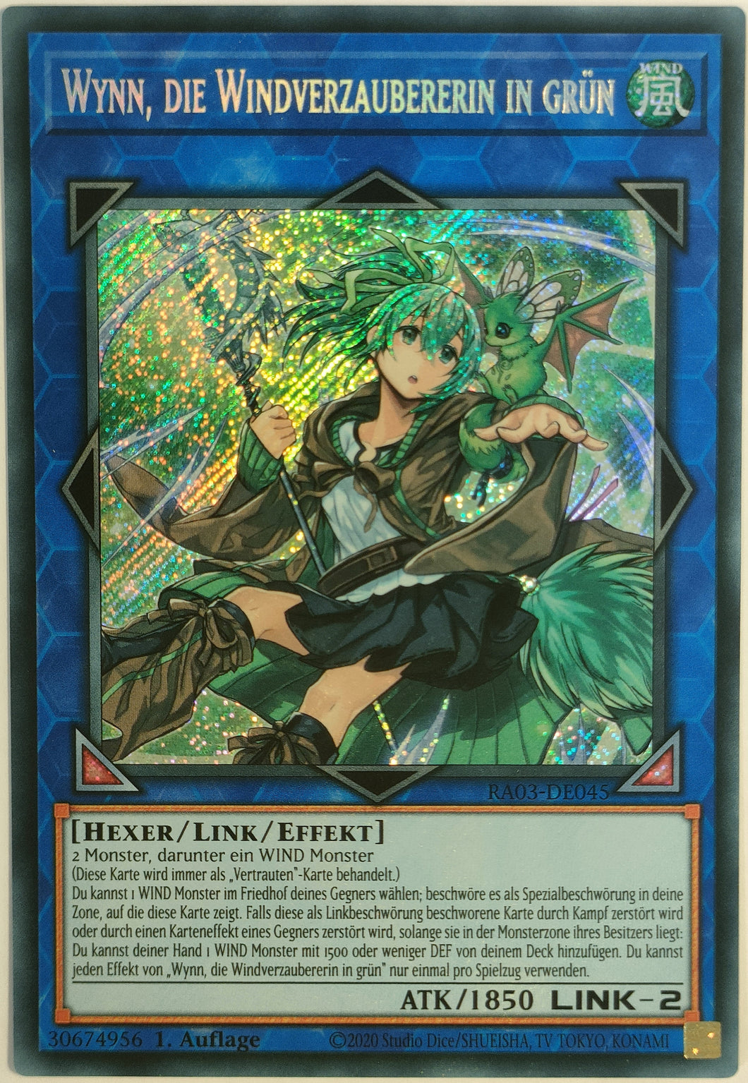 Wynn, die Windverzaubererin in Grün - Secret Rare