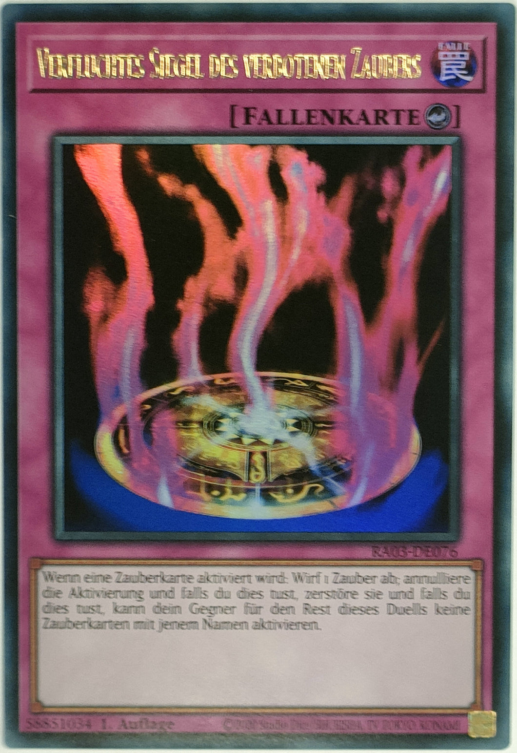 Verfluchtes Siegel des verbotenen Zaubers - Ultra Rare