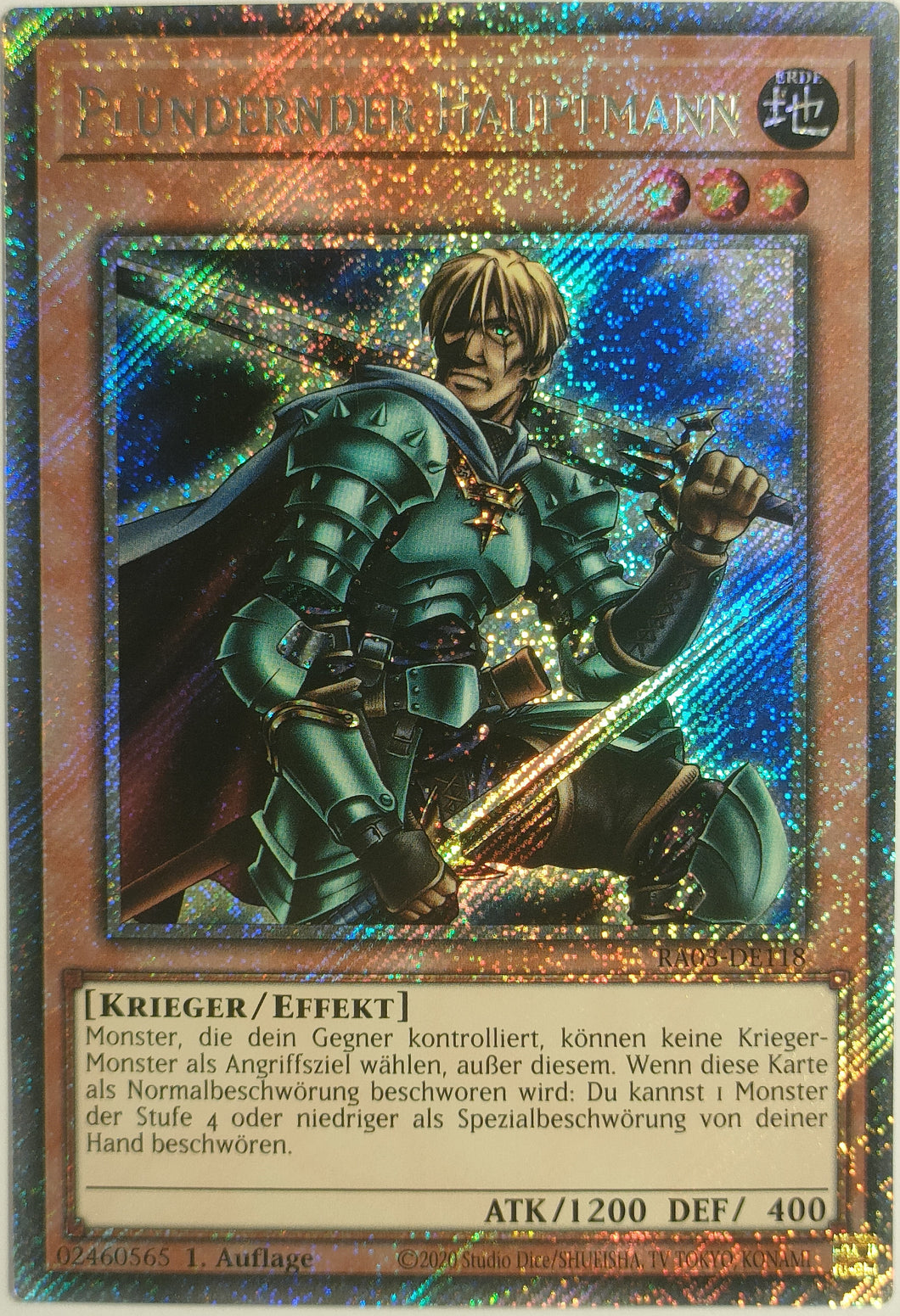 Plündernder Hauptmann - Platinum Secret Rare
