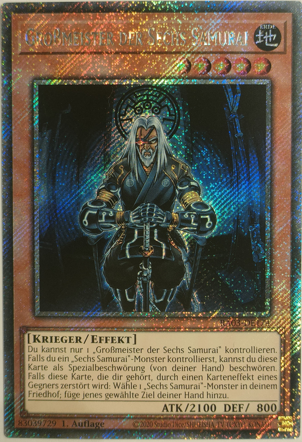 Grossmeister der sechs Samurai - Platinum Secret Rare