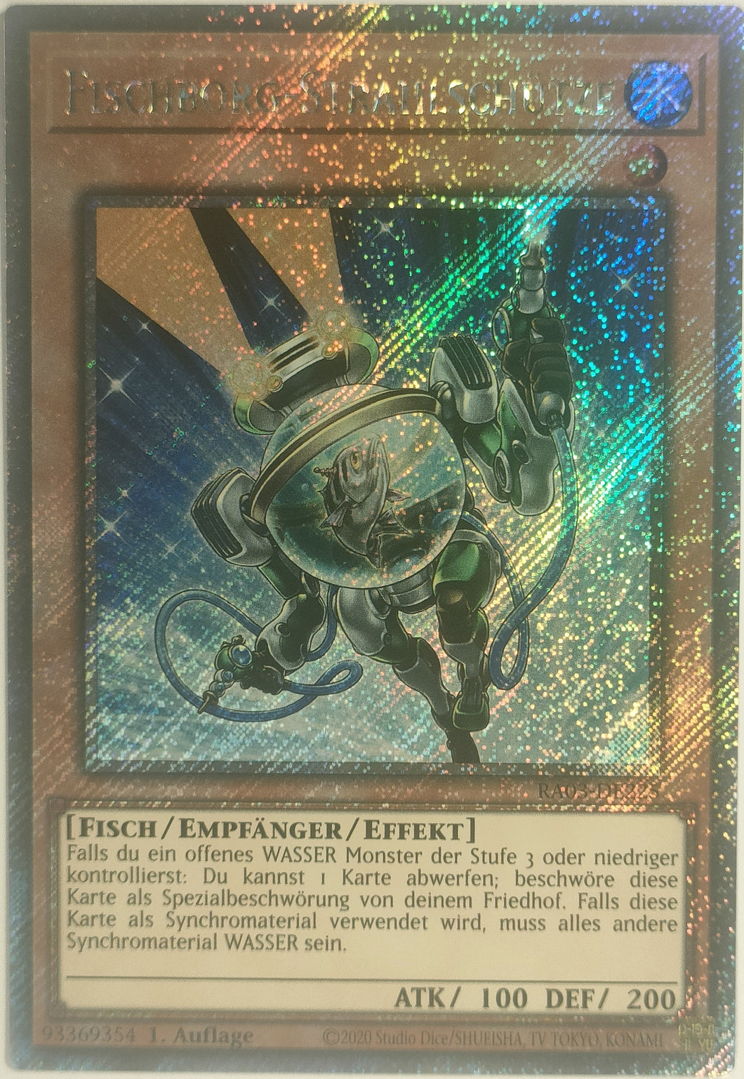 Fischborg-Strahlschütze - Platinum Secret Rare