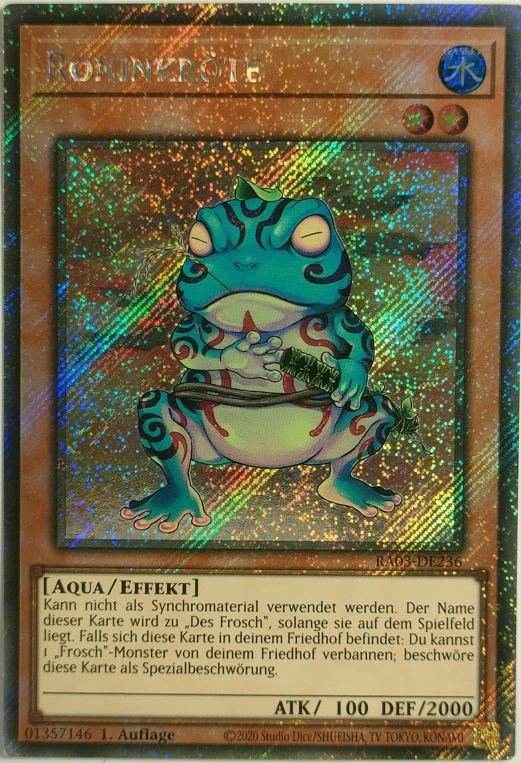 Roninkröte - Platinum Secret Rare