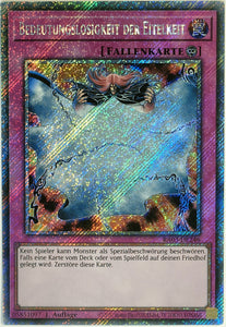 Bedeutungslosigkeit der Eitelkeit - Platinum Secret Rare