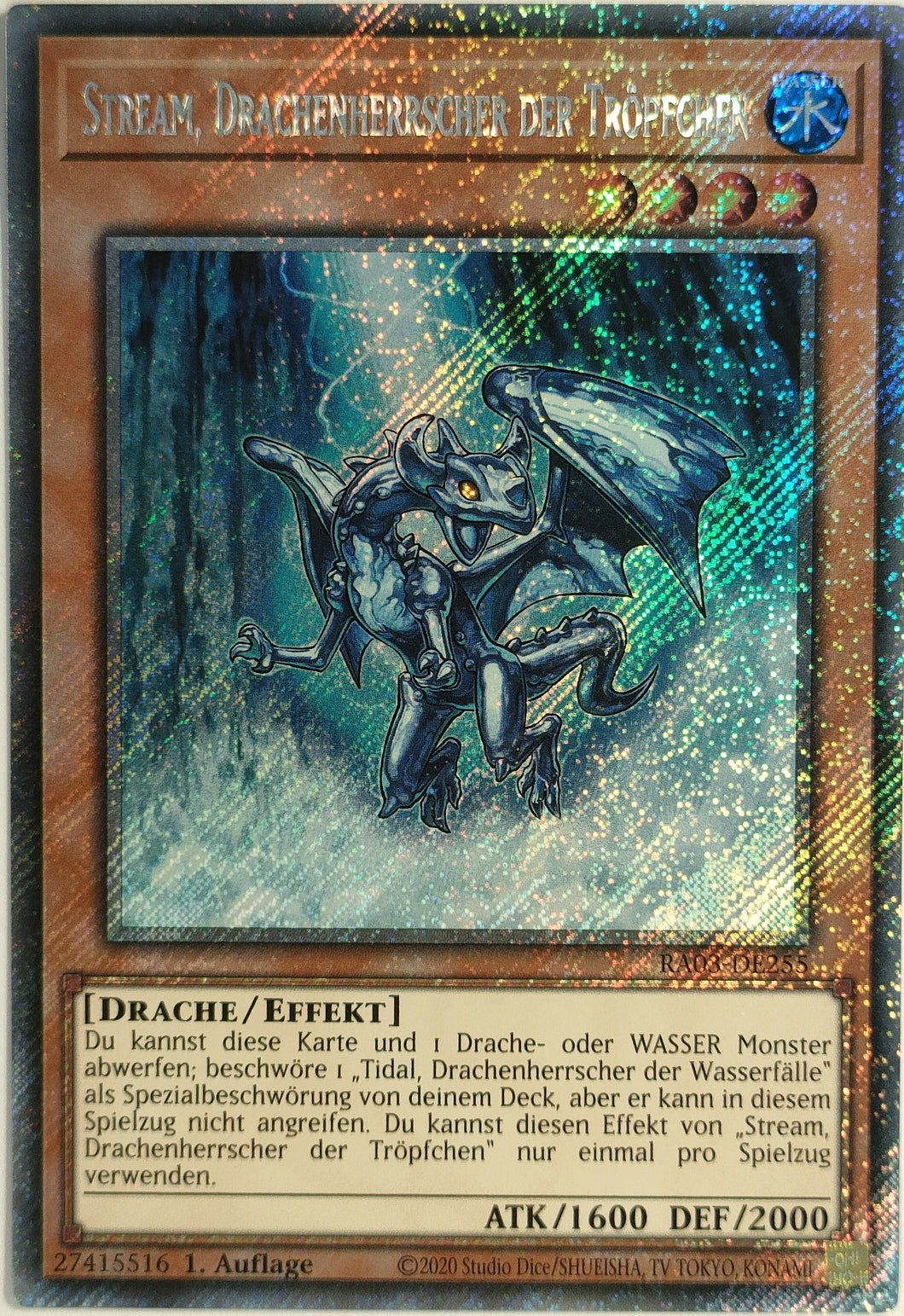 Stream, Drachenherrscher der Tröpfchen - Platinum Secret Rare