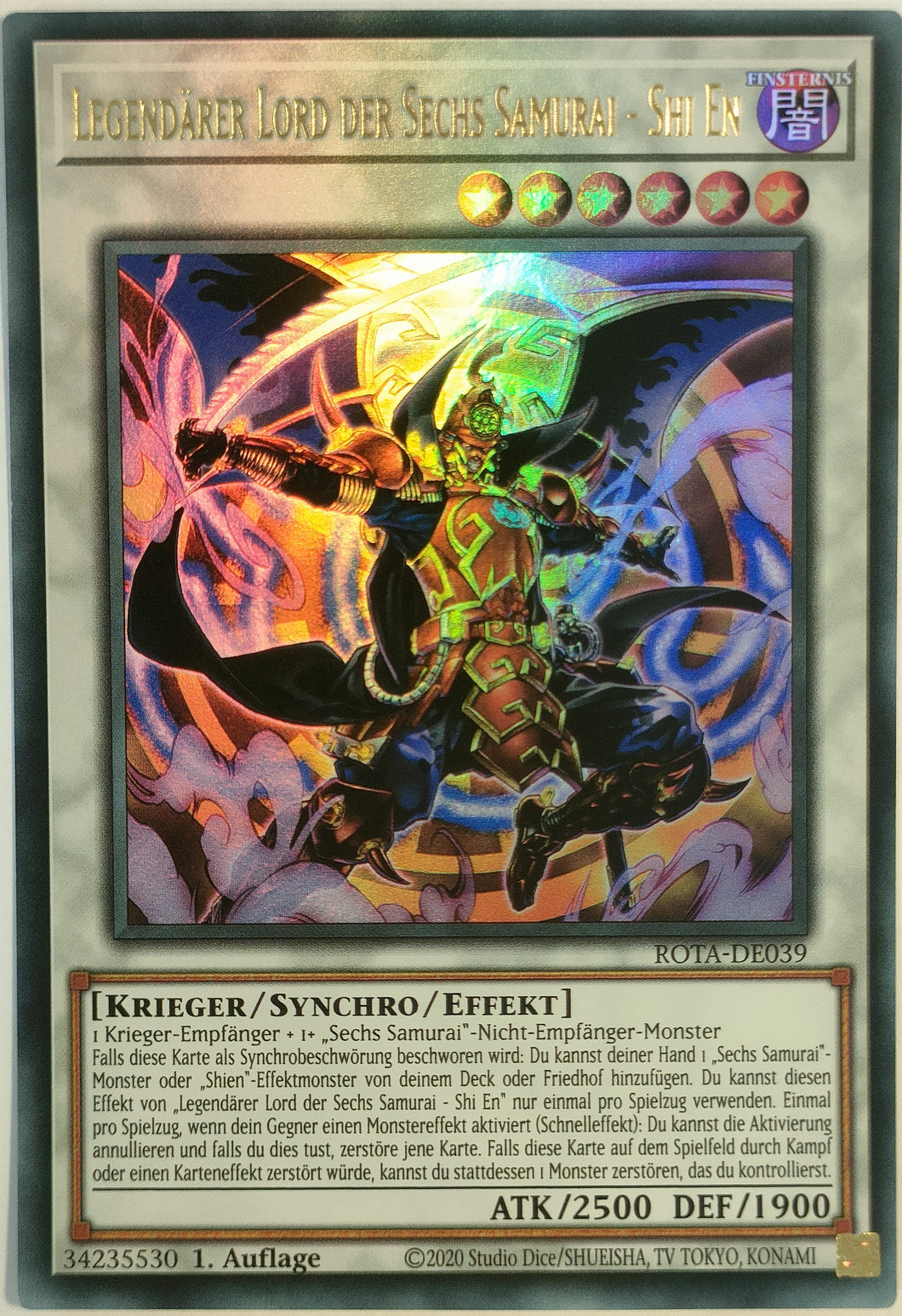 Legendärer Lord der sechs Samurai - Shi En - Ultra Rare