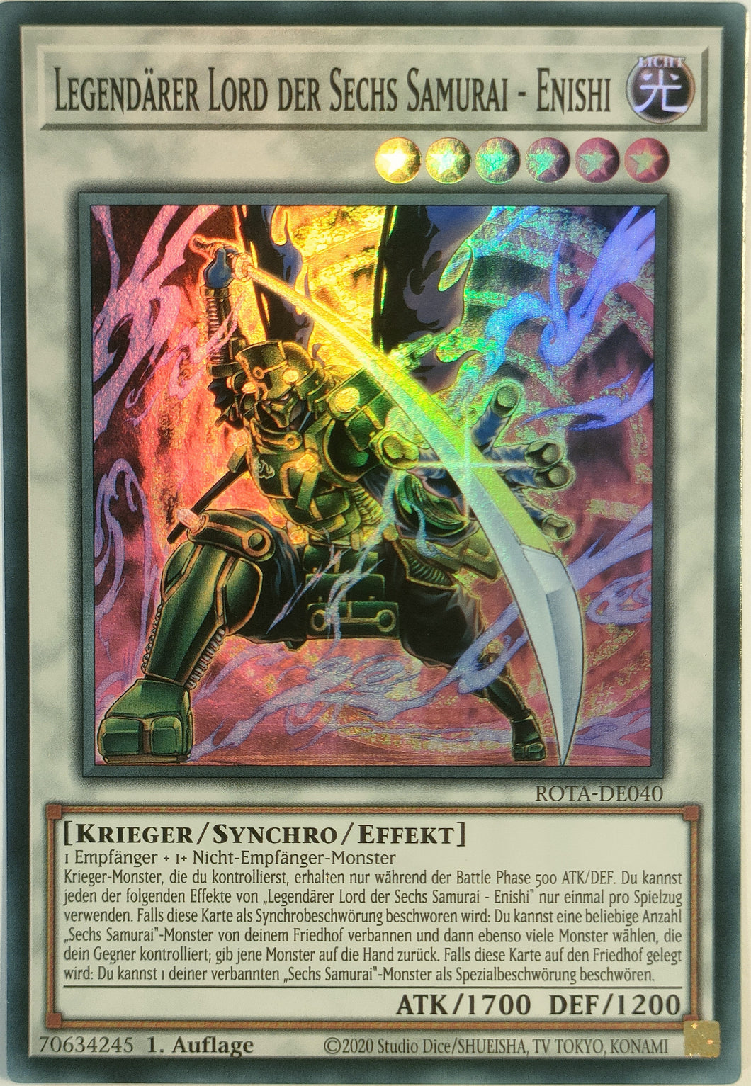 Legendärer Lord der sechs Samurai - Enishi - Super Rare