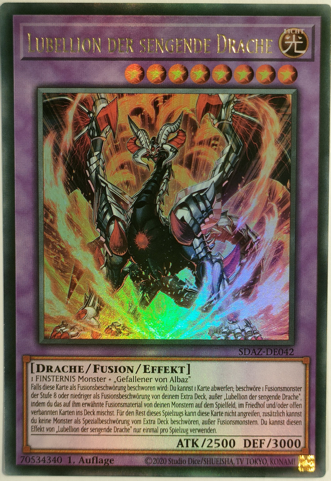 Lubellion der sengende Drache - Ultra Rare