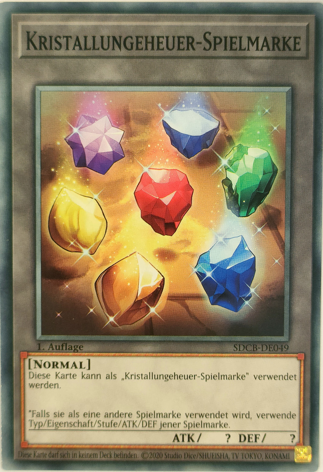 Kristallungeheuer-Spielmarke - Common