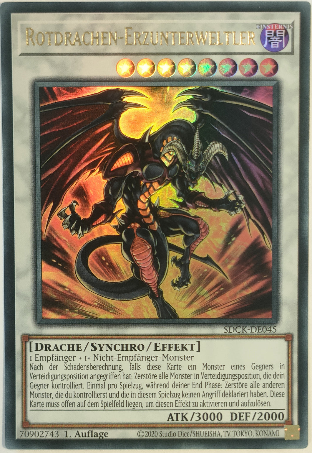 Rotdrachen-Erzunterweltler - Ultra Rare