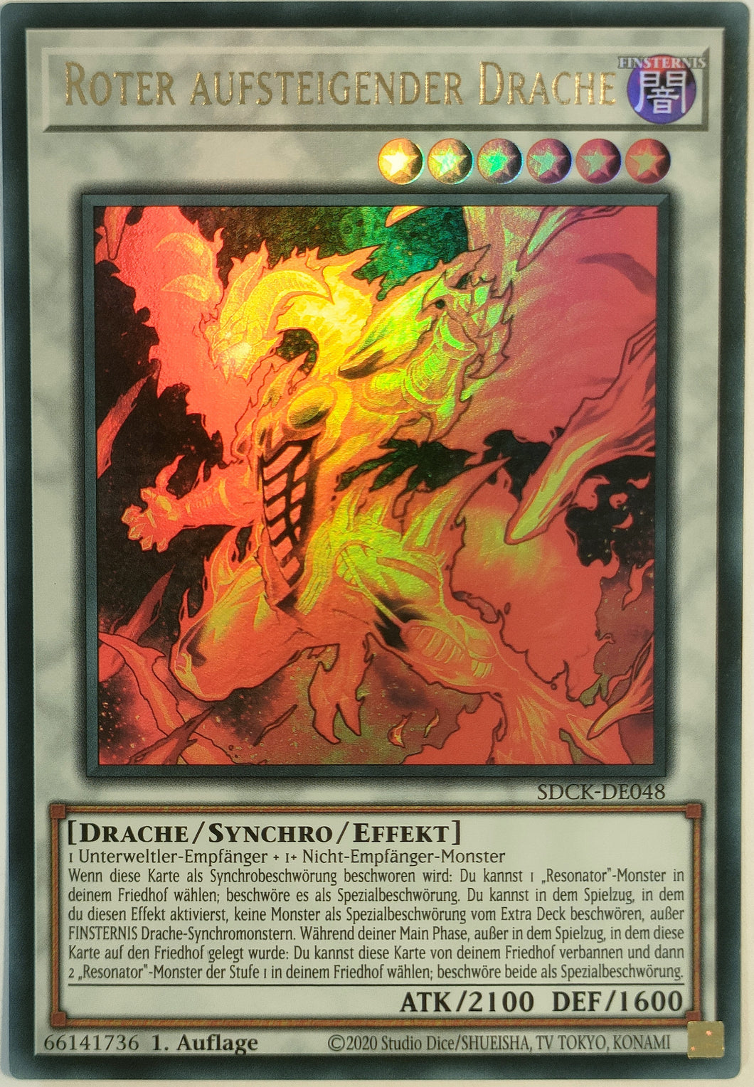 Roter aufsteigender Drache - Ultra Rare