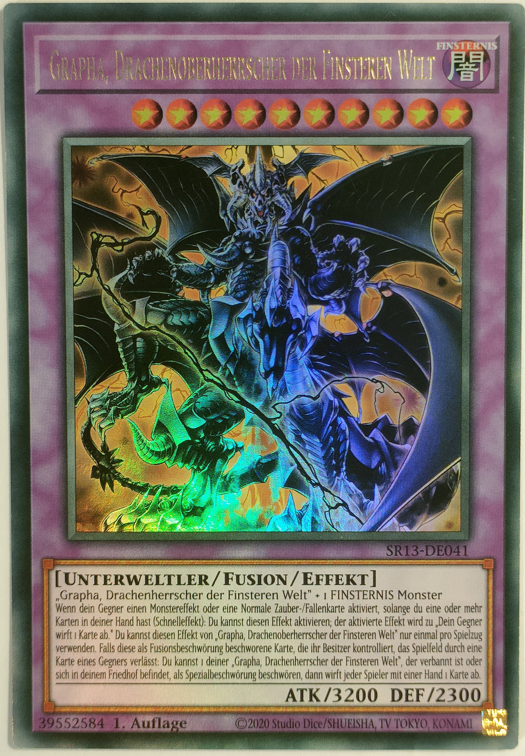 Grapha, Drachenoberherrscher der finsteren Welt - Ultra Rare