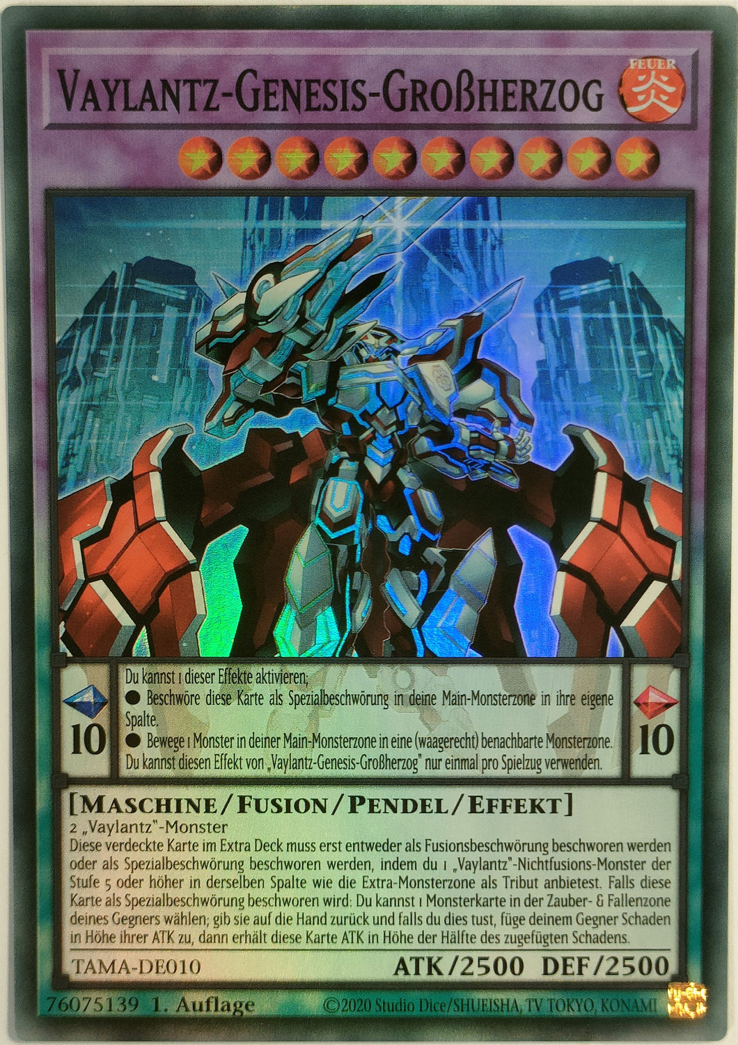 Vaylantz-Genesis-Grossherzog - Super Rare