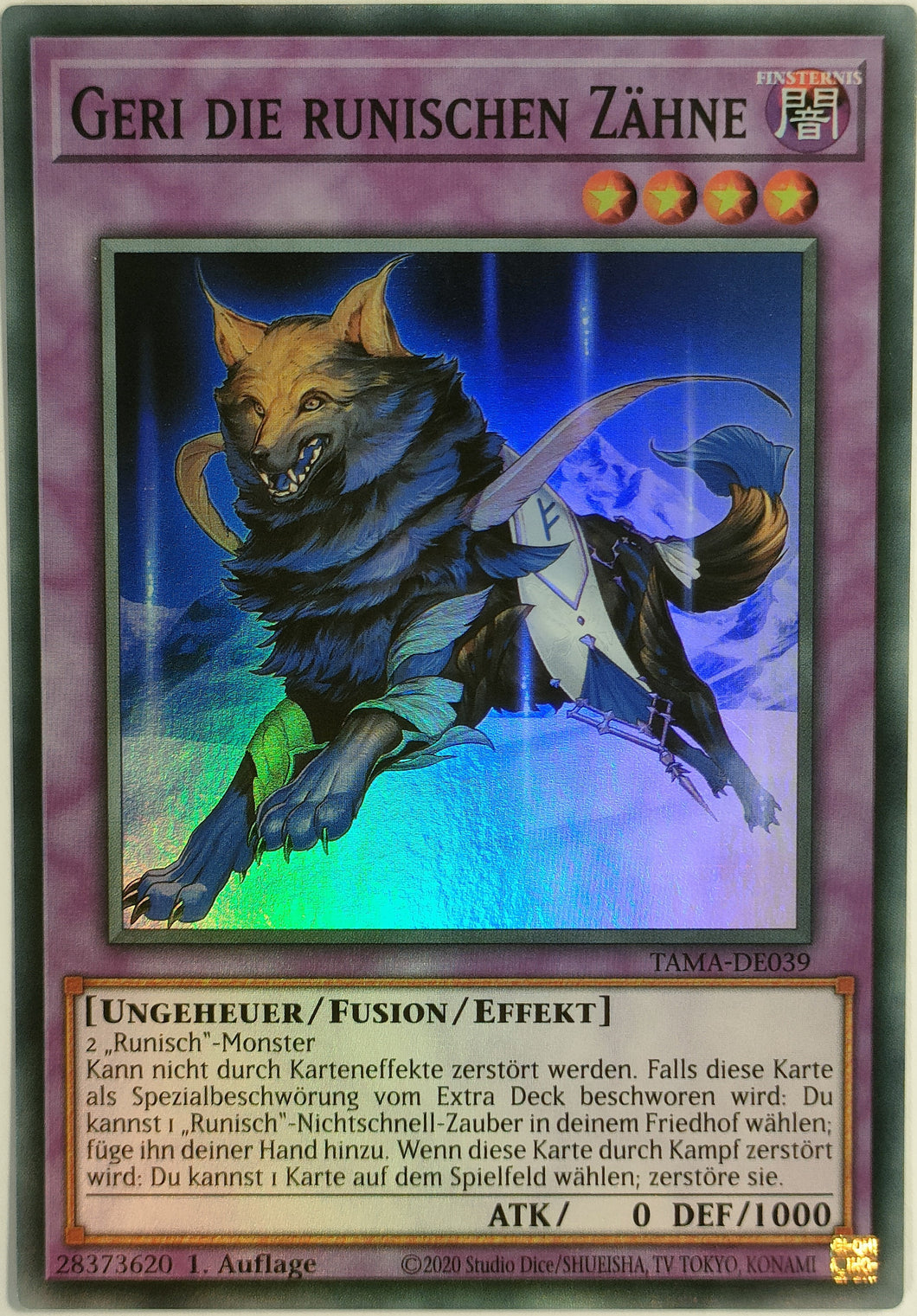 Geri die runischen Zähne - Super Rare