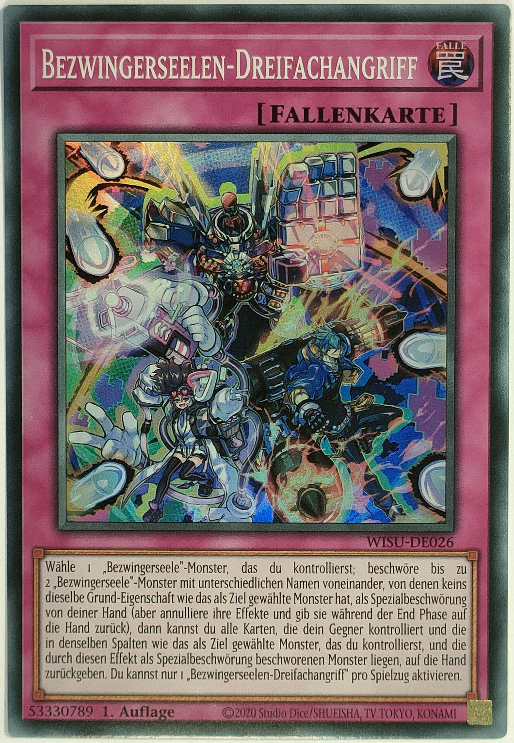 Bezwingerseelen-Dreifachangriff - Super Rare