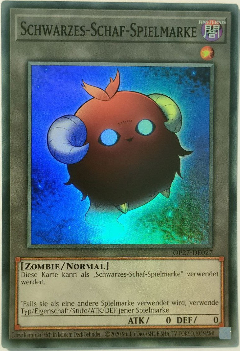 Schwarzes-Schaf-Spielmarke - Super Rare