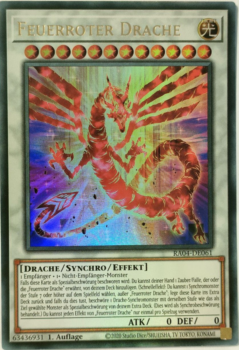 Feuerroter Drache - Ultra Rare
