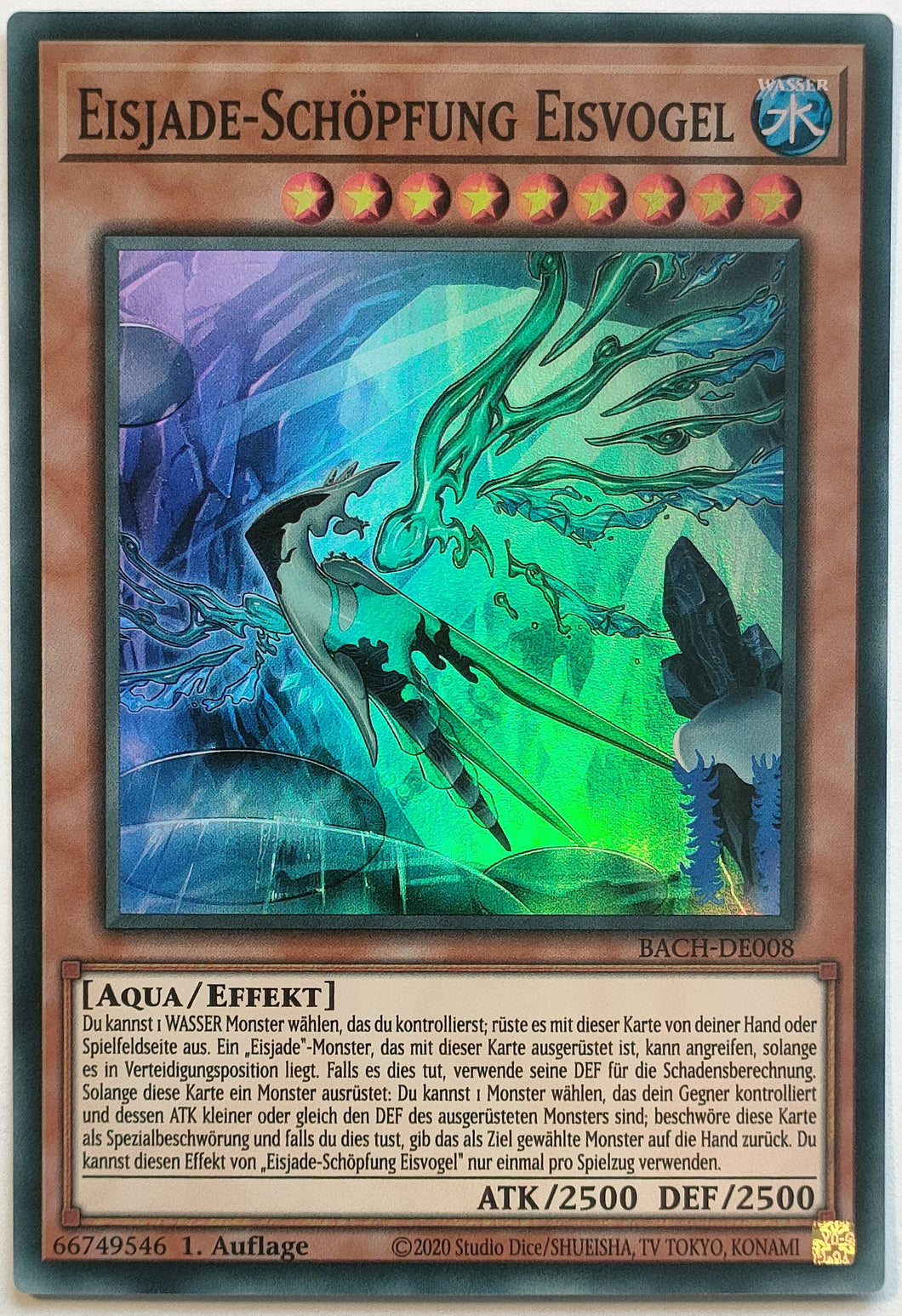 Eisjade-Schöpfung Eisvogel - Super Rare
