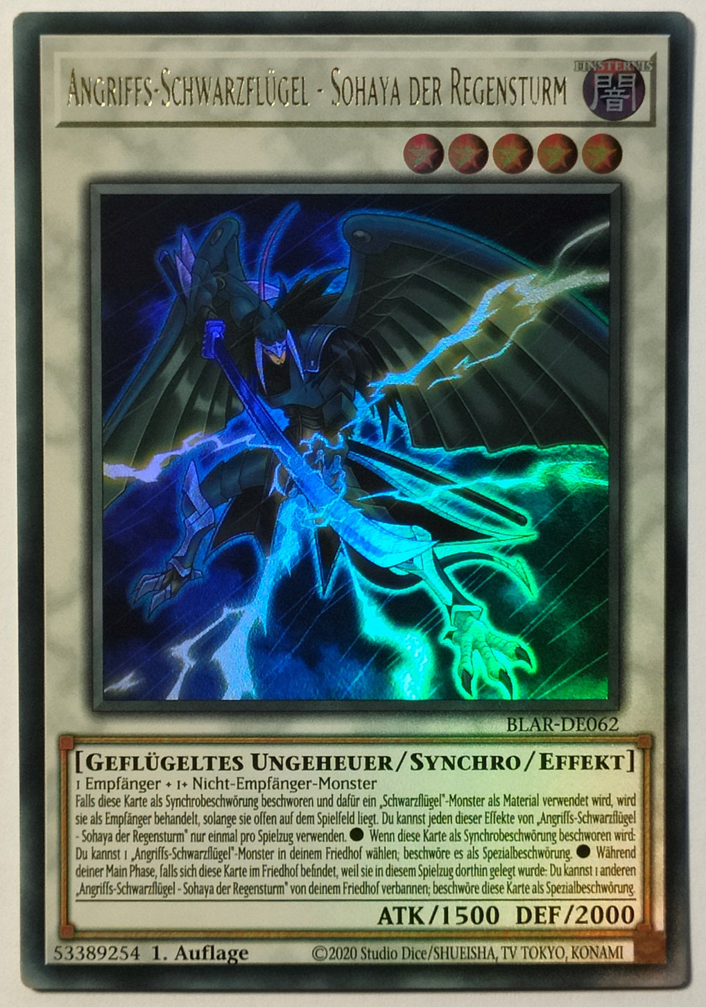 Angriffs-Schwarzflügel - Sohaya der Regensturm - Ultra Rare
