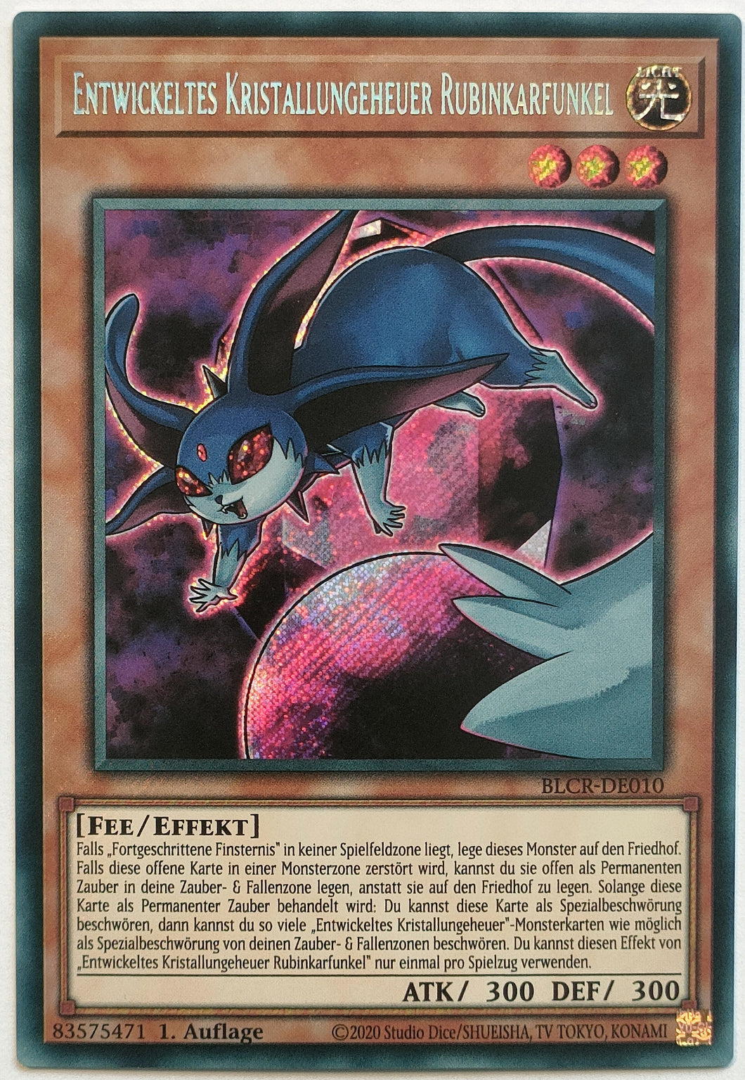 Entwickeltes Kristallungeheuer Rubinkarfunkel - Secret Rare
