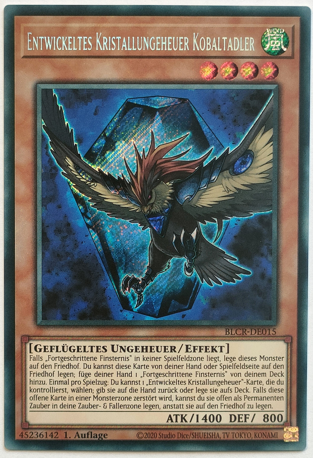 Entwickeltes Kristallungeheuer Kobaltadler - Secret Rare