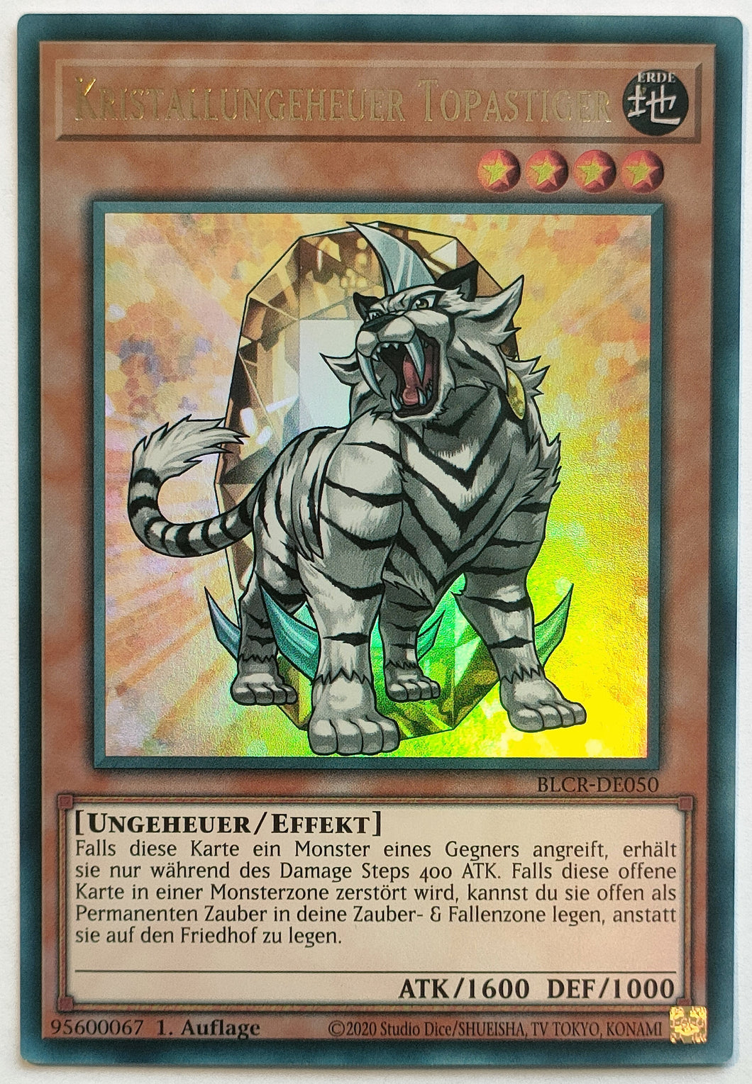 Kristallungeheuer Topastiger - Ultra Rare