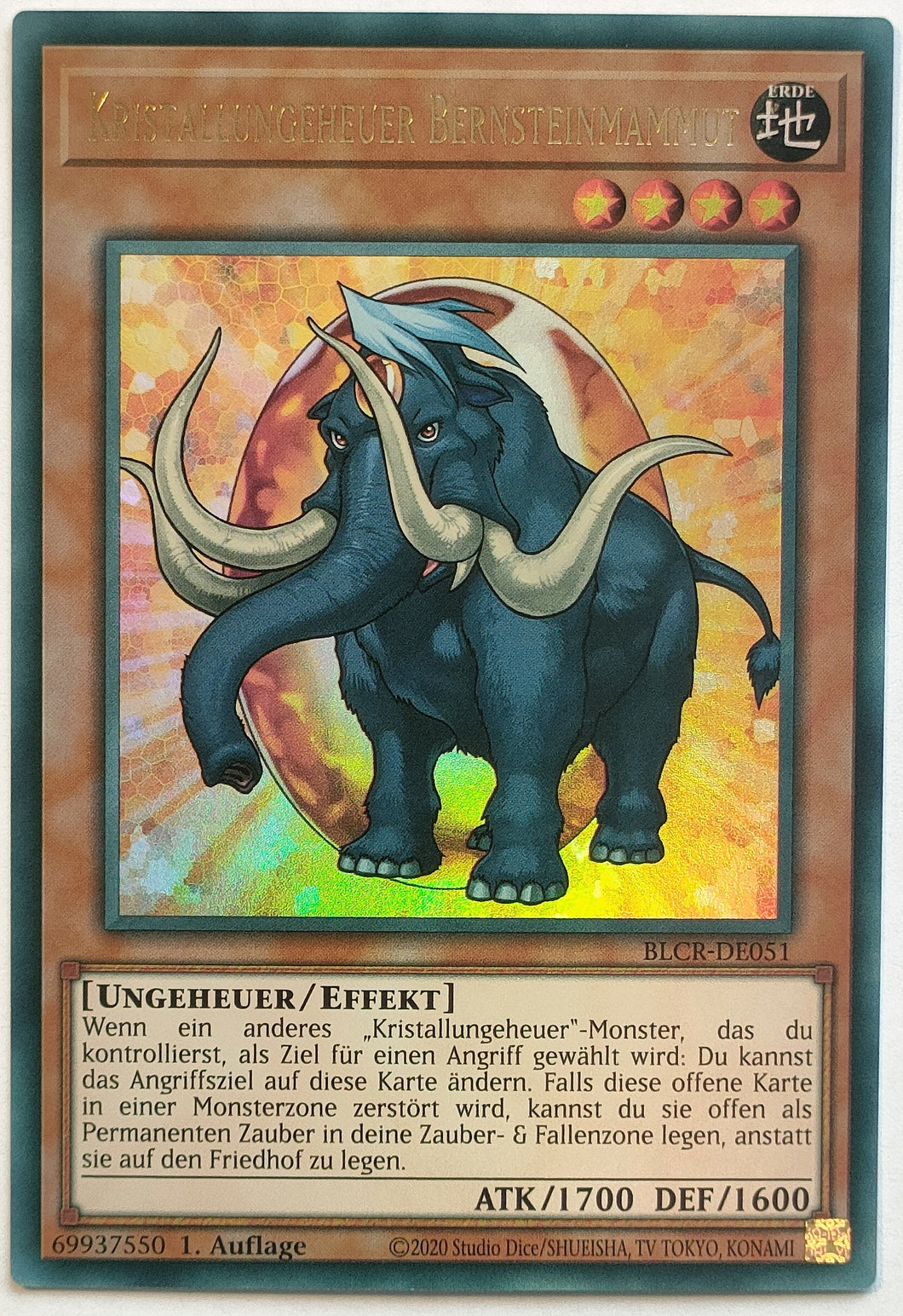 Kristallungeheuer Bernsteinmammut - Ultra Rare