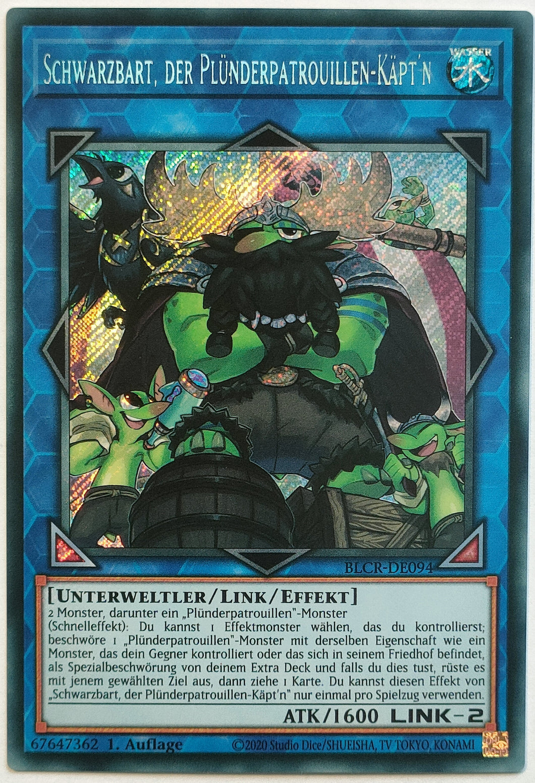 Schwarzbart, der Plünderpatrouillen-Käpt'n - Secret Rare