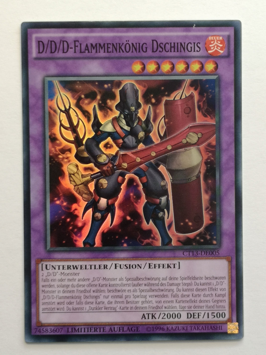 D/D/D-Flammenkönig Dschingis - Super Rare